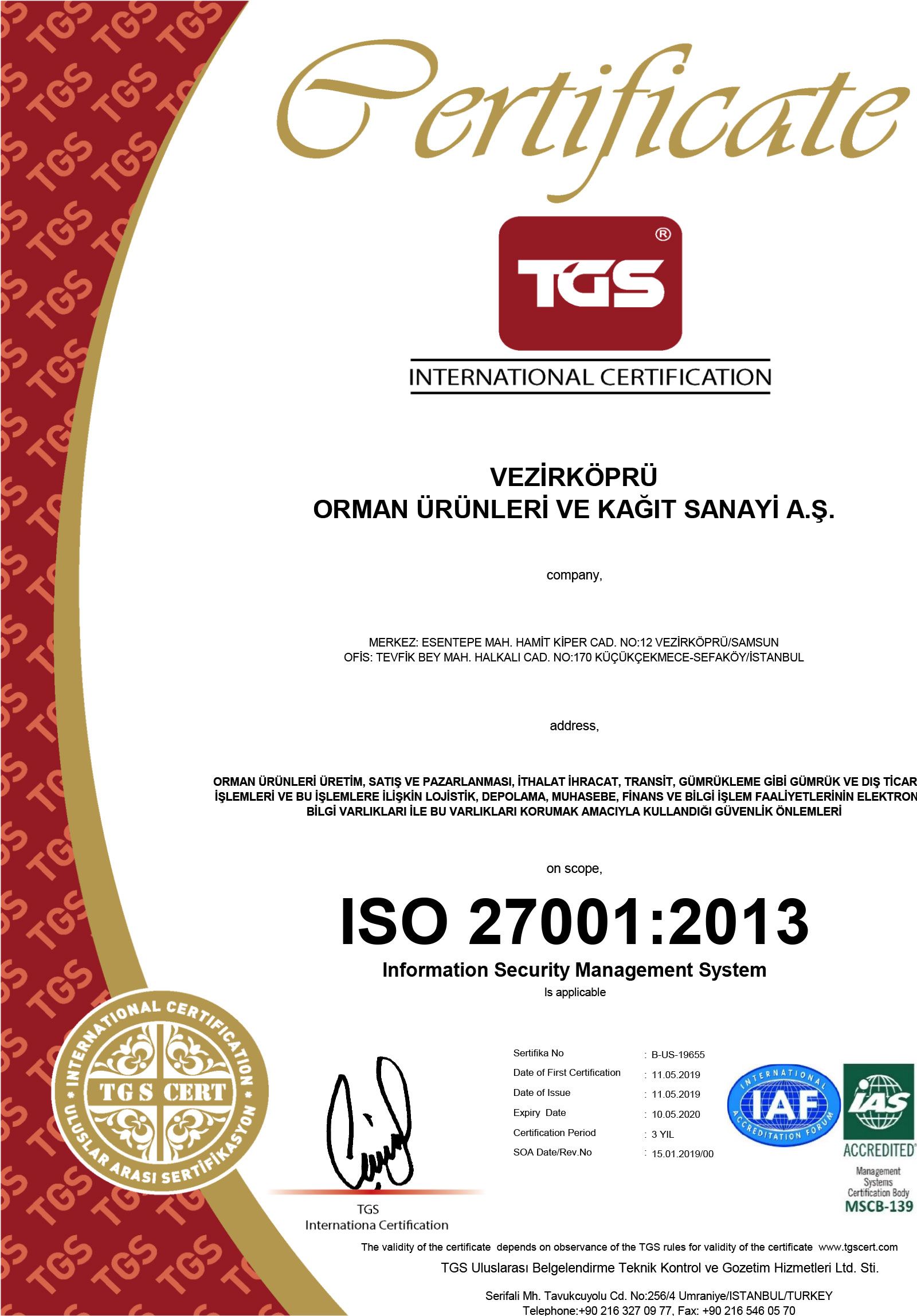 ISO-27001 Peli Laminate Floors